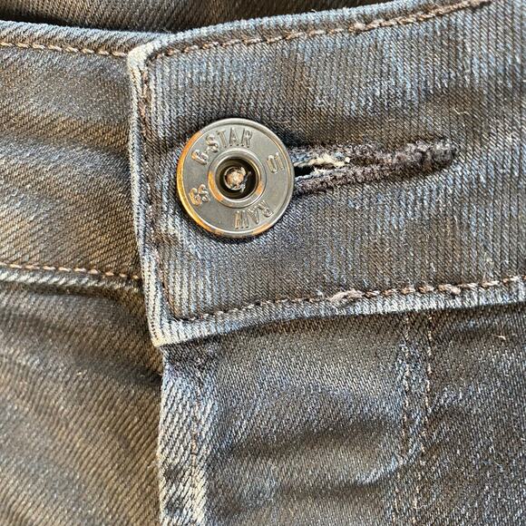 G Star Raw Slim Fit Jeans‎ 30x32 Button Fly Skinny Moto Style Streetwear - Picture 6 of 14